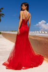 Load image into Gallery viewer, Wholesale Gala Dress Sheath Embroidered Prom Gown By LAA7064 - - Dress LAA