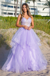 Load image into Gallery viewer, Wholesale Gala Dress V-Neck Sleeveless Beaded Formal Gown By LAA5068