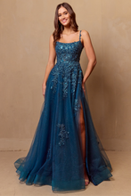 Load image into Gallery viewer, Wholesale Formal Dress Scoop Neck Embroidered Gala Gown By LAA4044