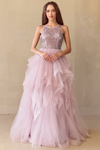Load image into Gallery viewer, Wholesale Formal Dress Scoop Neck A-Line Prom Gown By LAA5066