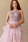 Load image into Gallery viewer, Wholesale Formal Dress Scoop Neck A-Line Prom Gown By LAA5066