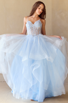 Load image into Gallery viewer, Wholesale Gala Dress V-Neck Sleeveless Beaded Formal Gown By LAA5068