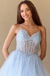 Load image into Gallery viewer, Wholesale Gala Dress V-Neck Sleeveless Beaded Formal Gown By LAA5068