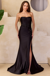 Load image into Gallery viewer, Wholesale Evening Dress Strapless Sequin Sheath Prom Gown By LAA7057
