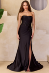 Load image into Gallery viewer, Wholesale Evening Dress Strapless Sequin Sheath Prom Gown By LAA7057
