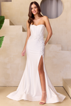 Load image into Gallery viewer, Wholesale Bridal Dress Strapless Sequin Sheath Prom Gown By LAA7057