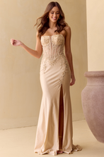 Load image into Gallery viewer, Wholesale Long Formal Dress Sweetheart Side Slit Prom Gown By LAA8040