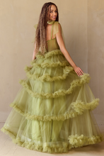 Load image into Gallery viewer, Wholesale Pageant Dress Sleeveless Layered Ruffles Gown By LAA8900