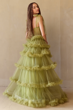 Load image into Gallery viewer, Wholesale Pageant Dress Sleeveless Layered Ruffles Gown By LAA8900