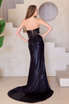 Load image into Gallery viewer, Wholesale Prom Dress Strapless Ruched Evening Gown By LAA9055