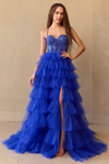 Load image into Gallery viewer, Amelia Couture Royal Blue Long Formal Dresses