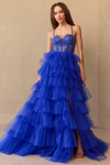 Load image into Gallery viewer, Amelia Couture Royal Blue Long Formal Dresses