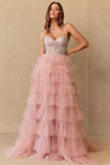 Load image into Gallery viewer, Amelia Couture Blush Long Formal Dresses