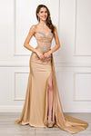 Load image into Gallery viewer, Wholesale Formal Dress Sweetheart Beaded Mermaid Prom Gown By LAA3099 - CHAMPAGNE - LAA