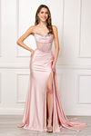 Load image into Gallery viewer, Wholesale Formal Dress Sweetheart Beaded Mermaid Prom Gown By LAA3099 - BLUSH - LAA