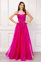 Load image into Gallery viewer, Wholesale Formal Dress Scoop Neck Embroidered Gala Gown By LAA4044