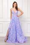 Load image into Gallery viewer, Wholesale Formal Dress V-Neck Sequin Prom A-Line Long Gown By LAA4050 - - LAA