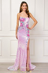 Load image into Gallery viewer, Wholesale Gala Dress Scoop Neck Mermaid Evening Gown By LAA7060 - PINK - Dress LAA