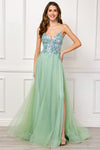 Load image into Gallery viewer, Wholesale Red Carpet Dress Sleeveless A-Line Evening Gown By LAATM1028