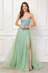 Load image into Gallery viewer, Wholesale Red Carpet Dress Sleeveless A-Line Evening Gown By LAATM1028