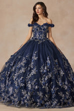 Load image into Gallery viewer, LA Merchandise LAT1447 Lace Applique Off Shoulder Ball Quince Gown - - LA Merchandise