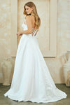 Load image into Gallery viewer, Wholesale Strapless Satin A-Line Gown Wedding Dress with Sweetheart Neckline &amp; Pockets by LAA5080 - - Long Formal Dresses LAA