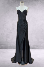 Load image into Gallery viewer, Wholesale Strapless Sweetheart Rhinestone Corset Mermaid Evening Dress By LAA5074