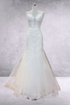 Load image into Gallery viewer, Wholesale Prom Dress V-Neck Beaded Mermaid Pageant Gown By LAA2120