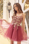 Load image into Gallery viewer, La Merchandise LAT902 Spaghetti Straps Corset Homecoming A-line Dress