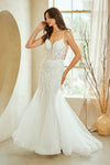 Load image into Gallery viewer, Wholesale Prom Dress V-Neck Beaded Mermaid Pageant Gown By LAA2120 - - Dress LAA