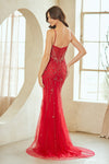 Load image into Gallery viewer, Wholesale Beaded V-Neck Mermaid Evening Gown with Illusion Bodice &amp; Crystal Detailing by LAA2135 - - Dresses LAA