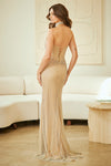 Load image into Gallery viewer, Wholesale Rhinestone Strapless Evening Gown with Deep V Neckline Lace-Up Back by LAA8066