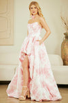 Load image into Gallery viewer, Wholesale Strapless Floral A-Line Prom Dress with Pockets by LAA2079