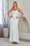 Load image into Gallery viewer, LAA6137 Wholesale Strapless Corset Wedding Dress Satin Sheath Bridal Gown with Lace-Up Back