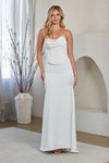 Load image into Gallery viewer, LAA6137 Wholesale Strapless Corset Wedding Dress Satin Sheath Bridal Gown with Lace-Up Back