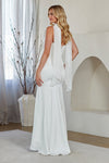 Load image into Gallery viewer, LAA6137 Wholesale Strapless Corset Wedding Dress Satin Sheath Bridal Gown with Lace-Up Back