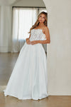 Load image into Gallery viewer, Wholesale Strapless Lace Corset Ball Gown Wedding Dress with Pockets Bridal Gown by LAA2089 - - Wedding Dress LAA