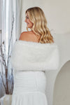 Load image into Gallery viewer, LAAP1004 Wholesale Faux Fur Shawl Wrap Soft Fluffy Evening Stole for Weddings &amp; Formal Dresses