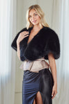 Load image into Gallery viewer, LAAP1005 Wholesale Luxury Faux Fur Shawl Wrap Capelet Shoulder Cover-Up for Formal Evening Dress