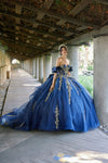 Load image into Gallery viewer, LAT1504J Wholesale Off-Shoulder Sweetheart Ball Gown Quinceañera Dress with Embroidered Detail - - Quinceanera Dress LAT
