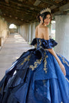 Load image into Gallery viewer, LAT1504J Wholesale Off-Shoulder Sweetheart Ball Gown Quinceañera Dress with Embroidered Detail - - Quinceanera Dress LAT