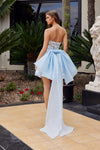 Load image into Gallery viewer, Wholesale Strapless Lace Short Prom Dress with Overskirt A-Line Cocktail Dress by LAX1017 - - Dress LAX