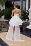 Load image into Gallery viewer, Wholesale Strapless Lace Short Prom Dress with Overskirt A-Line Cocktail Dress by LAX1017 - - Dress LAX