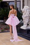 Load image into Gallery viewer, Wholesale Strapless Lace Short Prom Dress with Overskirt A-Line Cocktail Dress by LAX1017 - - Dress LAX
