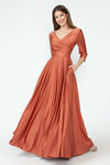 Load image into Gallery viewer, Wholesale Mother Of The Bride Dress 3/4 Sleeve A-Line Gown By LAF5243 - SIENNA - Dress LAF