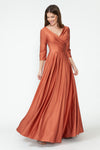 Load image into Gallery viewer, Wholesale Mother Of The Bride Dress 3/4 Sleeve A-Line Gown By LAF5243 - - Dress LAF