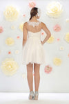 Load image into Gallery viewer, La Merchandise LA1429 Wholesale Sleeveless Short Mesh Homecoming Dress - - LA Merchandise