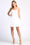 Load image into Gallery viewer, Wedding Dresses Short A Line Lace Applique Wedding Dress Off White