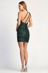 Load image into Gallery viewer, Cocktail Dresses Short Sequin Fitted Cocktail Dress Purple