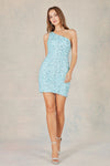 Load image into Gallery viewer, Cocktail Dresses Short Sequin Fitted Cocktail Dress Light Blue